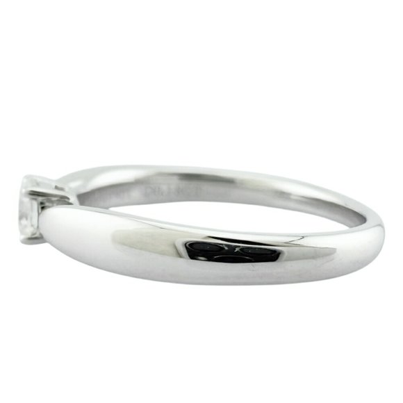 TIFFANY Harmony 0.18ct Diamond Engagement Ring Platinum Band (US Size 4) - Picture 4 of 8